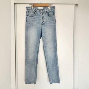 Aritzia Denim Forum Yoko High Rise Slim Straight Jeans, size 28